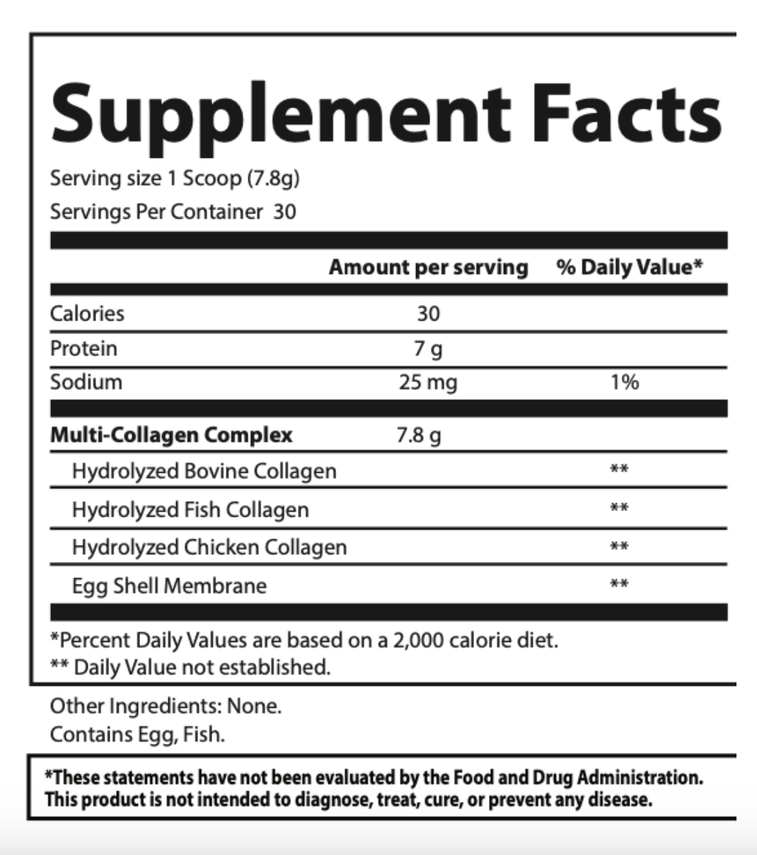 COLLAGEN PEPTIDES POWDER